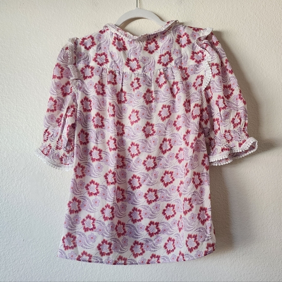 ME+EM Me+em Floral Swirl Print Blouse 6 - Picture 3 of 8